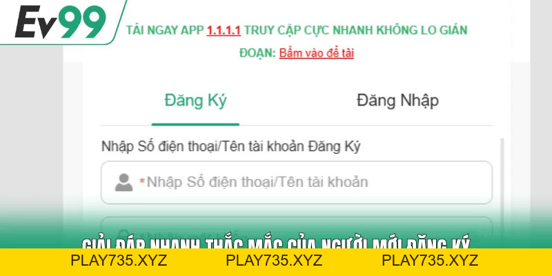 Đăng Ký EV99 - 3 Bước Tạo Tài Khoản An Toàn & Siêu Tốc Đăng Ký EV99 - 3 Bước Tạo Tài Khoản An Toàn & Siêu Tốc