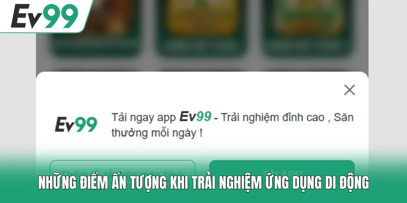 Tải App EV99 - Trải Nghiệm Cá Cược 1 Chạm Cực Hấp Dẫn