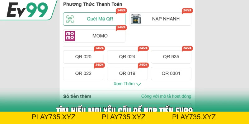 Nạp Tiền EV99 - Hướng Dẫn Giao Dịch Nhanh Và Chính Xác Nạp Tiền EV99 - Hướng Dẫn Giao Dịch Nhanh Và Chính Xác